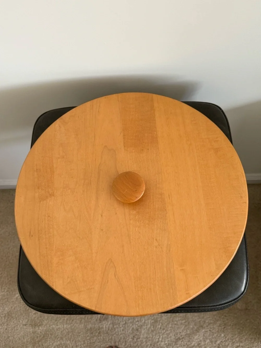 Longaberger Retired 13” Measuring Basket Wood-Lid & Protector